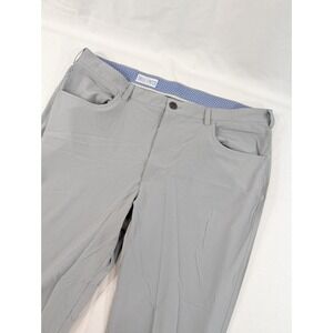 Donald Ross Pants Men's 40x32 Gray Thistle Stretch Performance Golf Lightweight